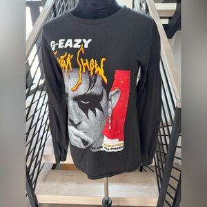 G-Eazy Black Graphic Long Sleeve Shirt